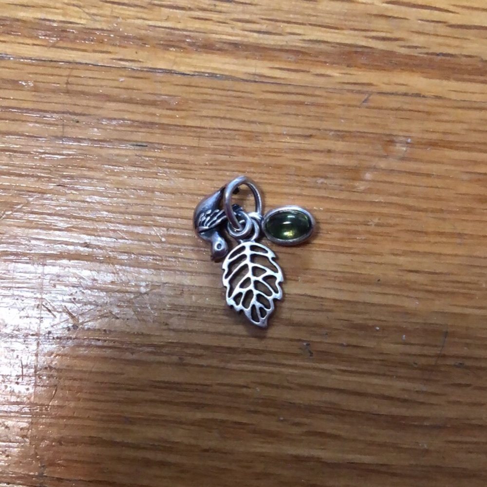 Pandora leaf charm